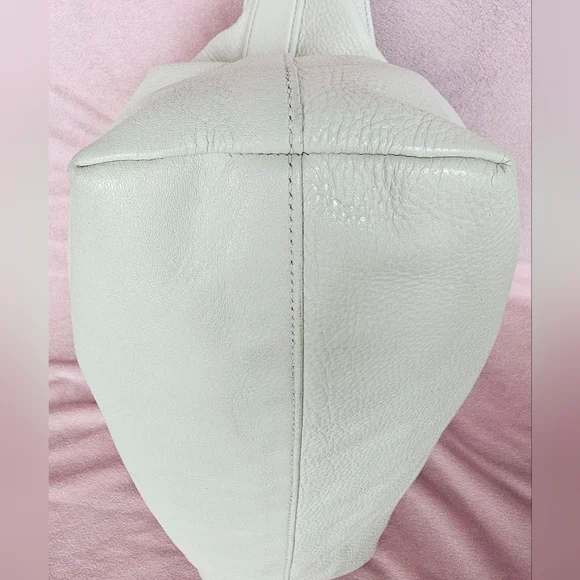 Prada Cream Pebbled Leather Hobo Bag - Picture 9 of 16